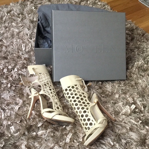 Alexander McQueen Sandal Pelle S Cucio - Picture 2 of 5